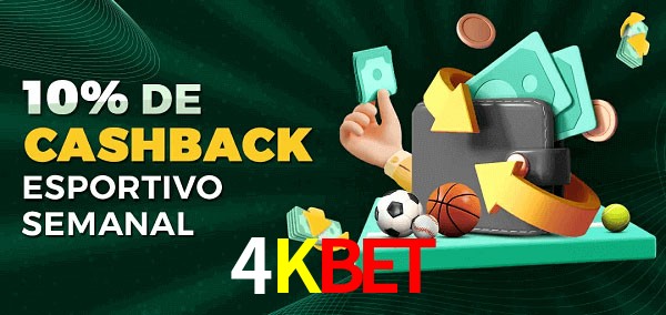 10% de bônus de cashback na 4Kbet